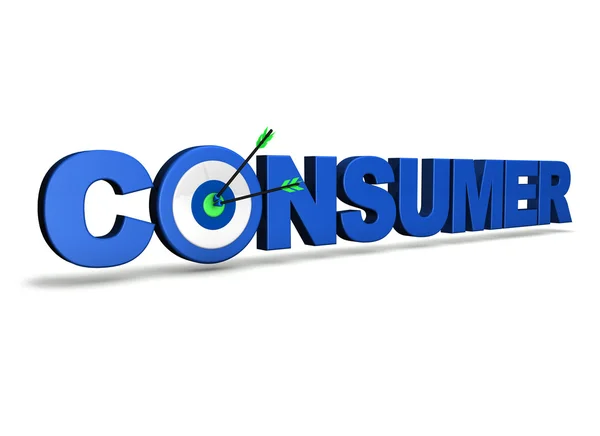 Obiettivo del consumatore — Foto Stock