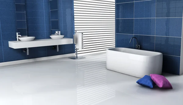 Kortárs fürdőszoba Interior Design — Stock Fotó