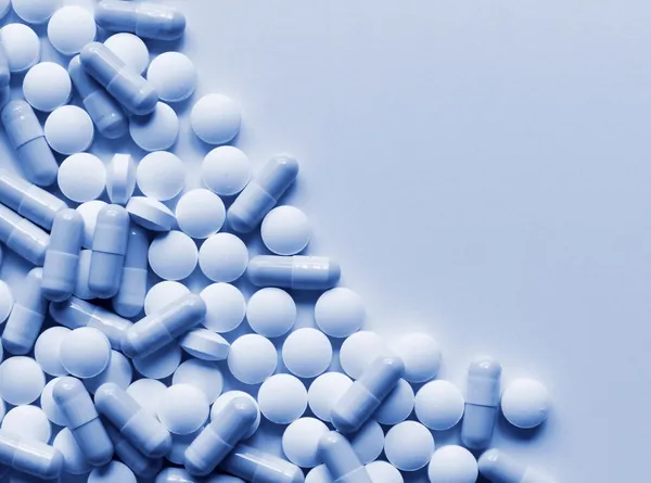 Píldoras Medicina Antecedentes — Foto de Stock