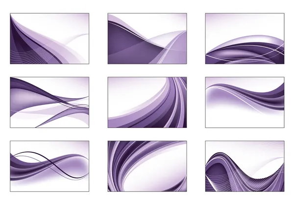 Conjunto de fondo abstracto vector . — Archivo Imágenes Vectoriales