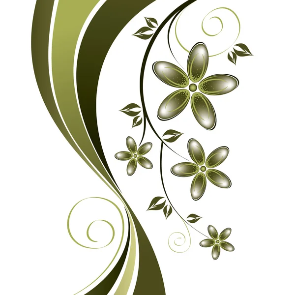 Résumé Floral Background. Illustration résumé . — Image vectorielle