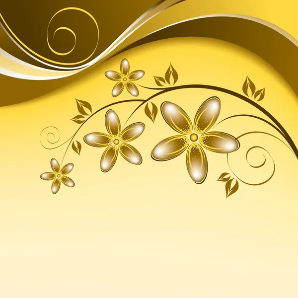Résumé Floral Background. Illustration résumé . — Image vectorielle