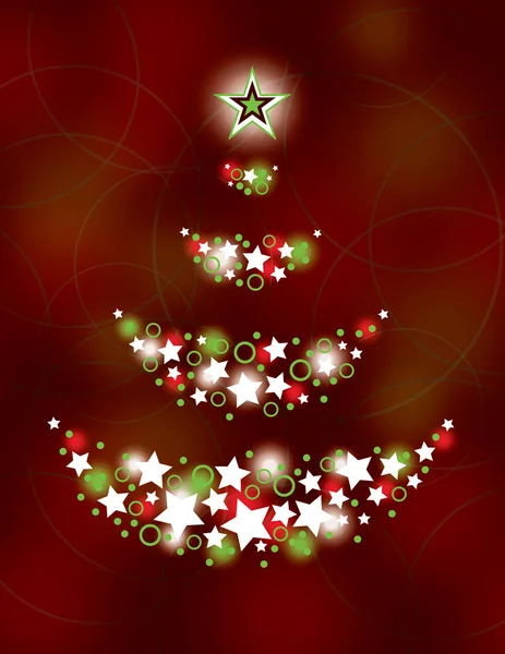 Рождественская елка. векторная иллюстрация. — стоковый вектор