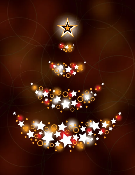 Christmas Tree. Vector Illustration. — Stock Vector