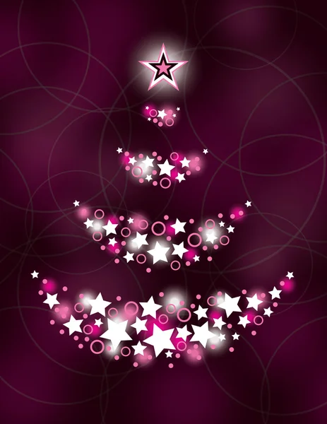 Vánoční stromek. vektorová ilustrace. — Stockový vektor