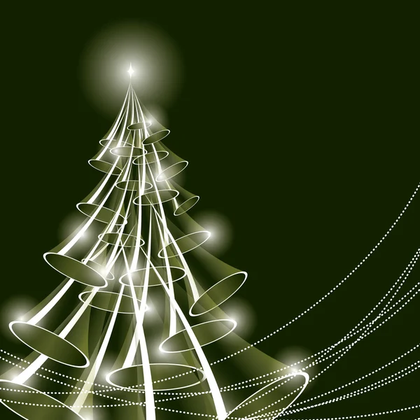 Arbre de Noël. illustration vectorielle. — Image vectorielle