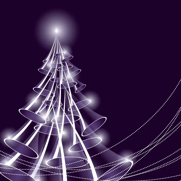 Weihnachtsbaum. Vektorillustration. — Stockvektor