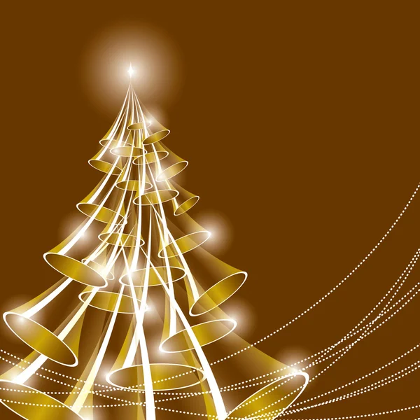 Albero di Natale. illustrazione vettoriale. — Vettoriale Stock