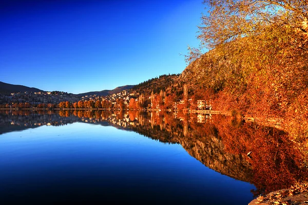 Landscape in fall autumn — Stock fotografie