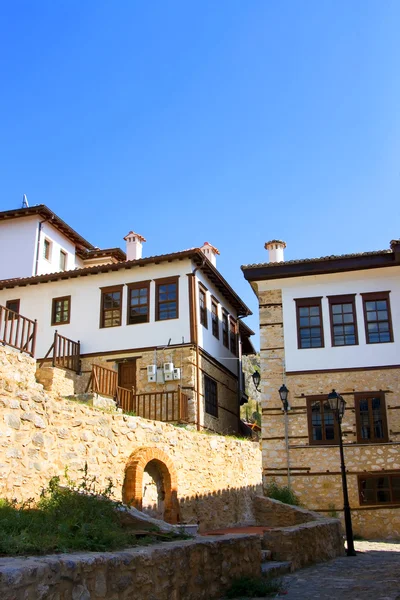 Casa tradicional con vistas en Kastoria, Grecia —  Fotos de Stock