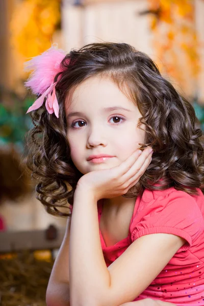 Ильихильда, маленькая красивая девочка. — стоковое фото