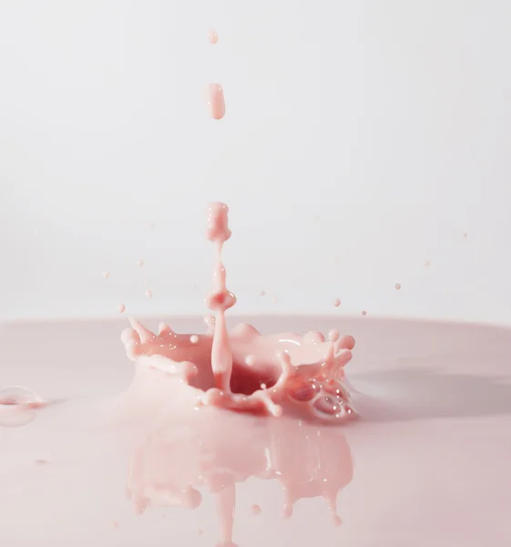 Splash van fruit melk cocktail — Stockfoto