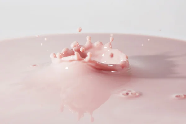 Splash of fruit milk cocktail — Stock Photo, Image