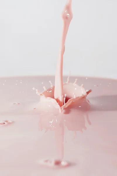 Splash meyve kokteyli süt — Stok fotoğraf
