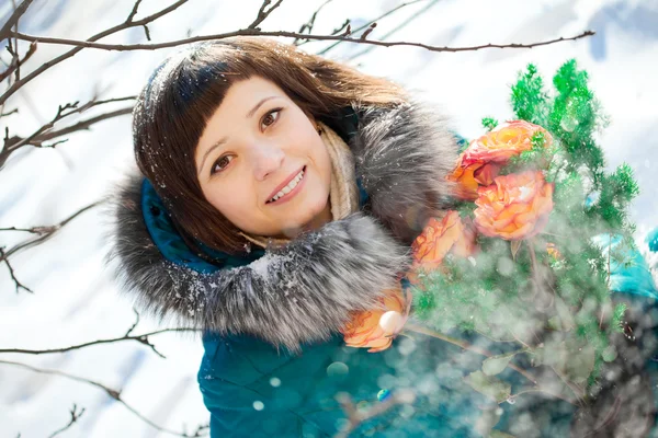 Mujer de invierno — Foto de Stock