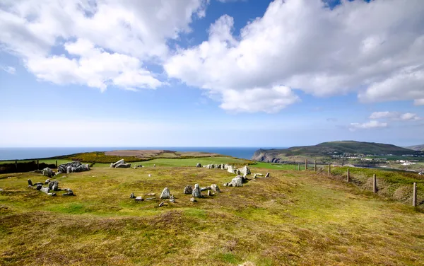 Mull Hill Stone Circle Overlooking Port Erin — Stock Photo, Image