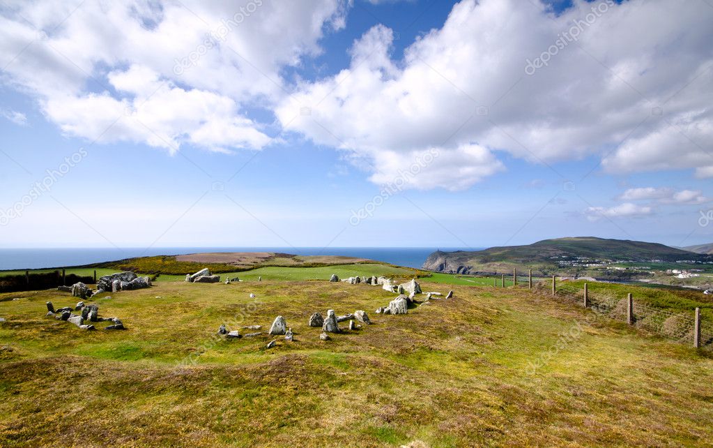 Mull Hill Stone Circle Overlooking Port Erin