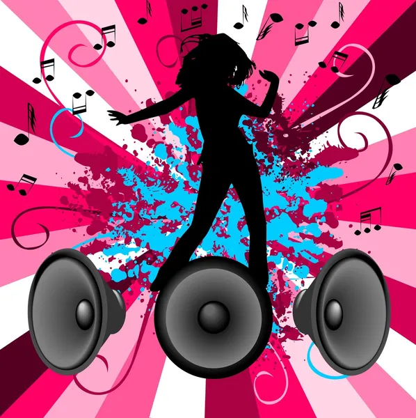 Tanz und Musik — Stockvektor