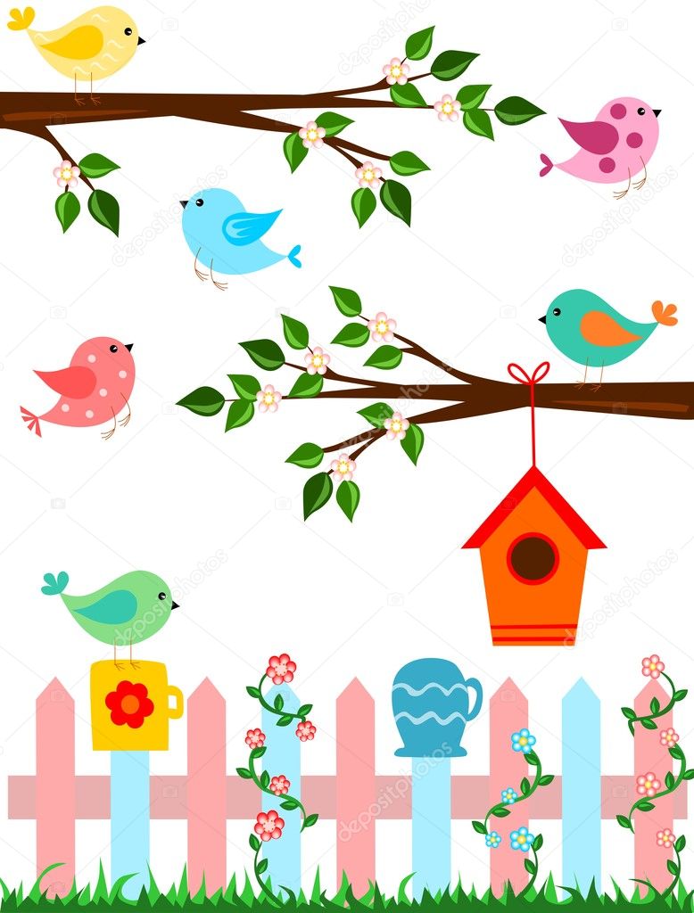Cartoon birds Stock Vector Image by ©Barca3979 #11531861