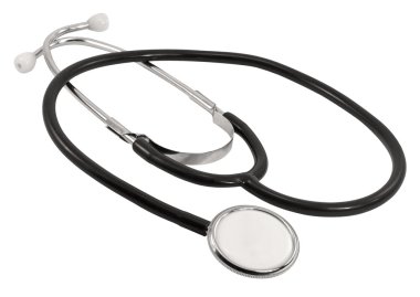 Stethoscope on white background clipart