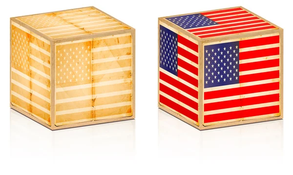 Caja vieja americana —  Fotos de Stock