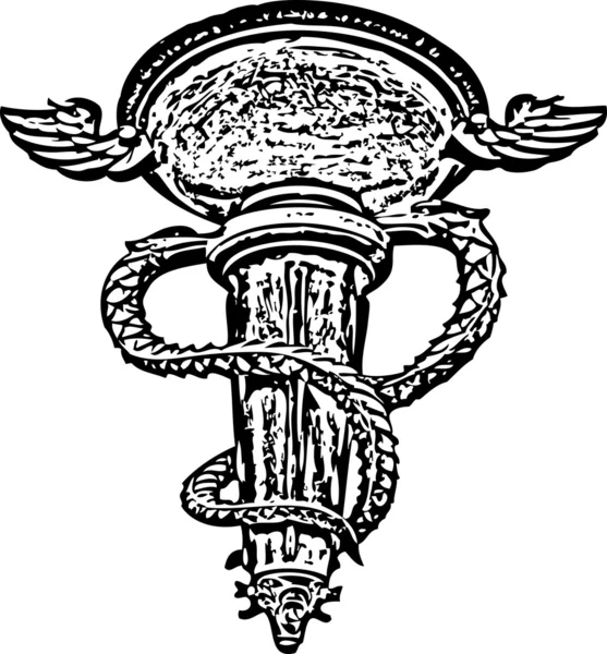 Antigua lámpara de araña — Archivo Imágenes Vectoriales