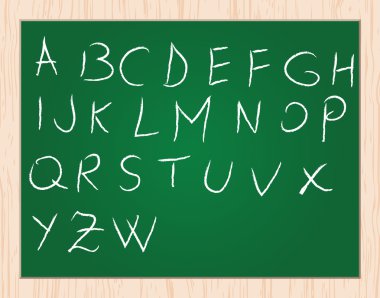 alfabe kaba el yazısı