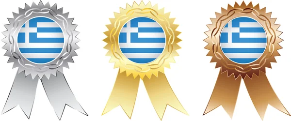 Greece medals — Stock Vector