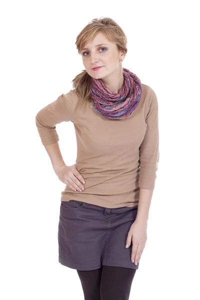 stock image Woman posing in studio