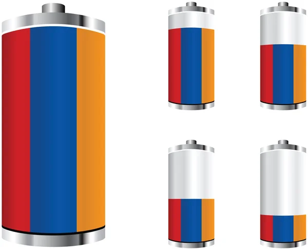 Batterie arménienne — Image vectorielle