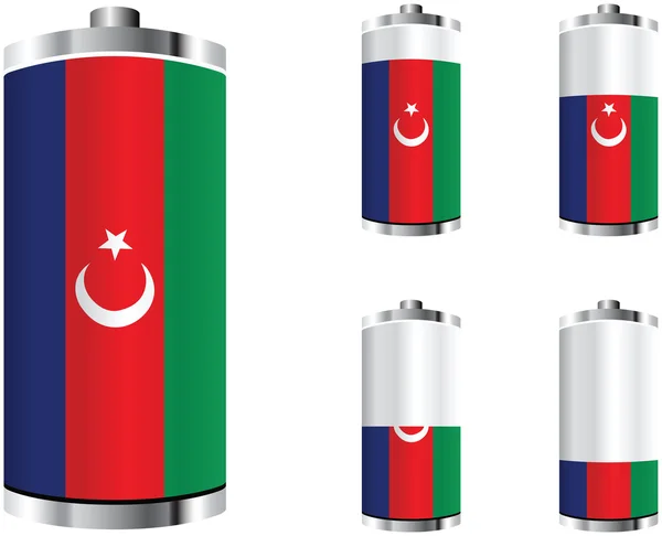 Ázerbájdžán baterie — Stockový vektor