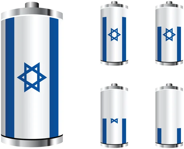 Ізраїль акумулятор — стоковий вектор