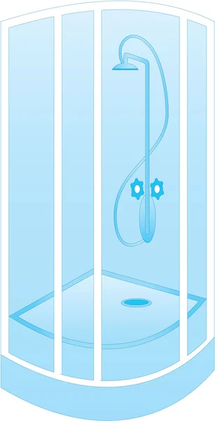 Kabina prysznicowa — Wektor stockowy