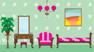 Living room clipart