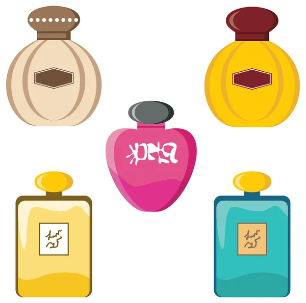 Conjunto de perfumaria —  Vetores de Stock