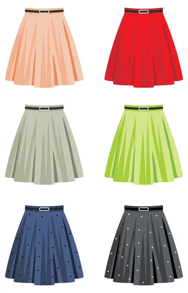 Skirts — Stock Vector