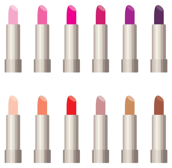Lipsticks. — Stock Vector