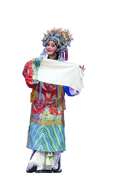 Hübsche traditionelle chinesische Schauspielerin — Stockfoto