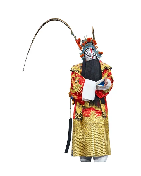 Традиционный оперный актёр Китая — стоковое фото