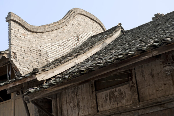 Roof of chinese traditional building