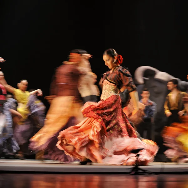 Tancerze flamenco hiszpańska — Zdjęcie stockowe
