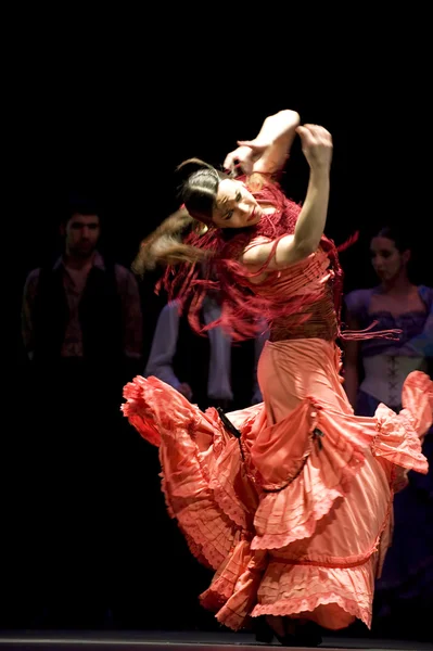 De Spaanse flamencodanseres — Stockfoto