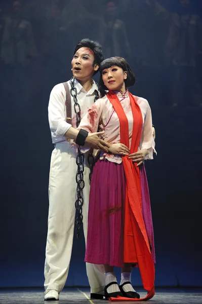 Актёры оперы Китая — стоковое фото