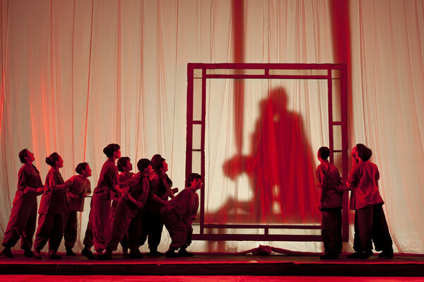 Chinese Ping opera actors