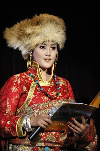 Aktorka etnicznych Tybetańczyków — Zdjęcie stockowe