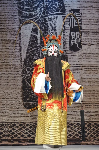 stock image Chinese traditional opera actor with theatrical costume