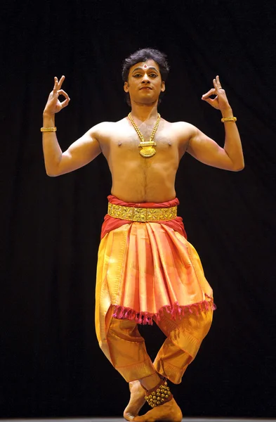 Dançarina indiana Kalakshetra — Fotografia de Stock