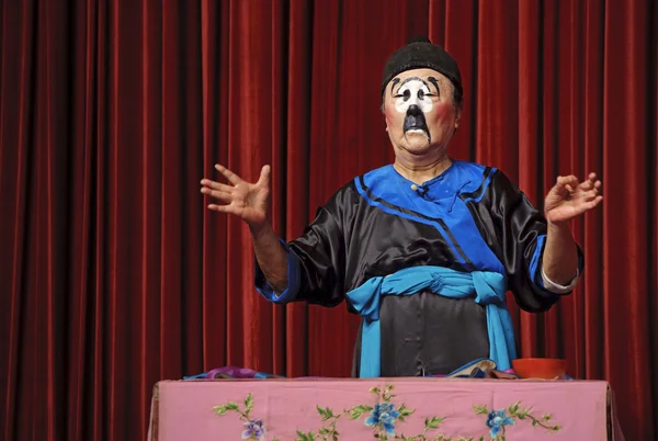 Chinese traditional mime actor — Stock Photo, Image