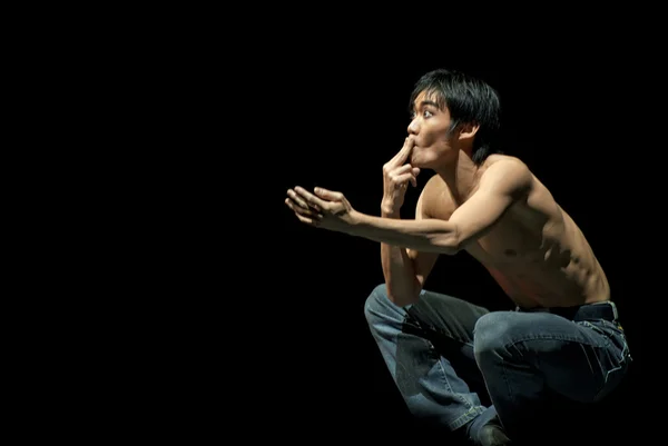 Dançarino moderno chinês — Fotografia de Stock