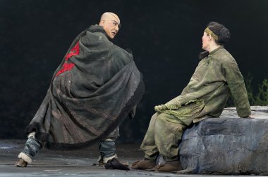 Çince Geleneksel opera oyuncuları tiyatro kostüm